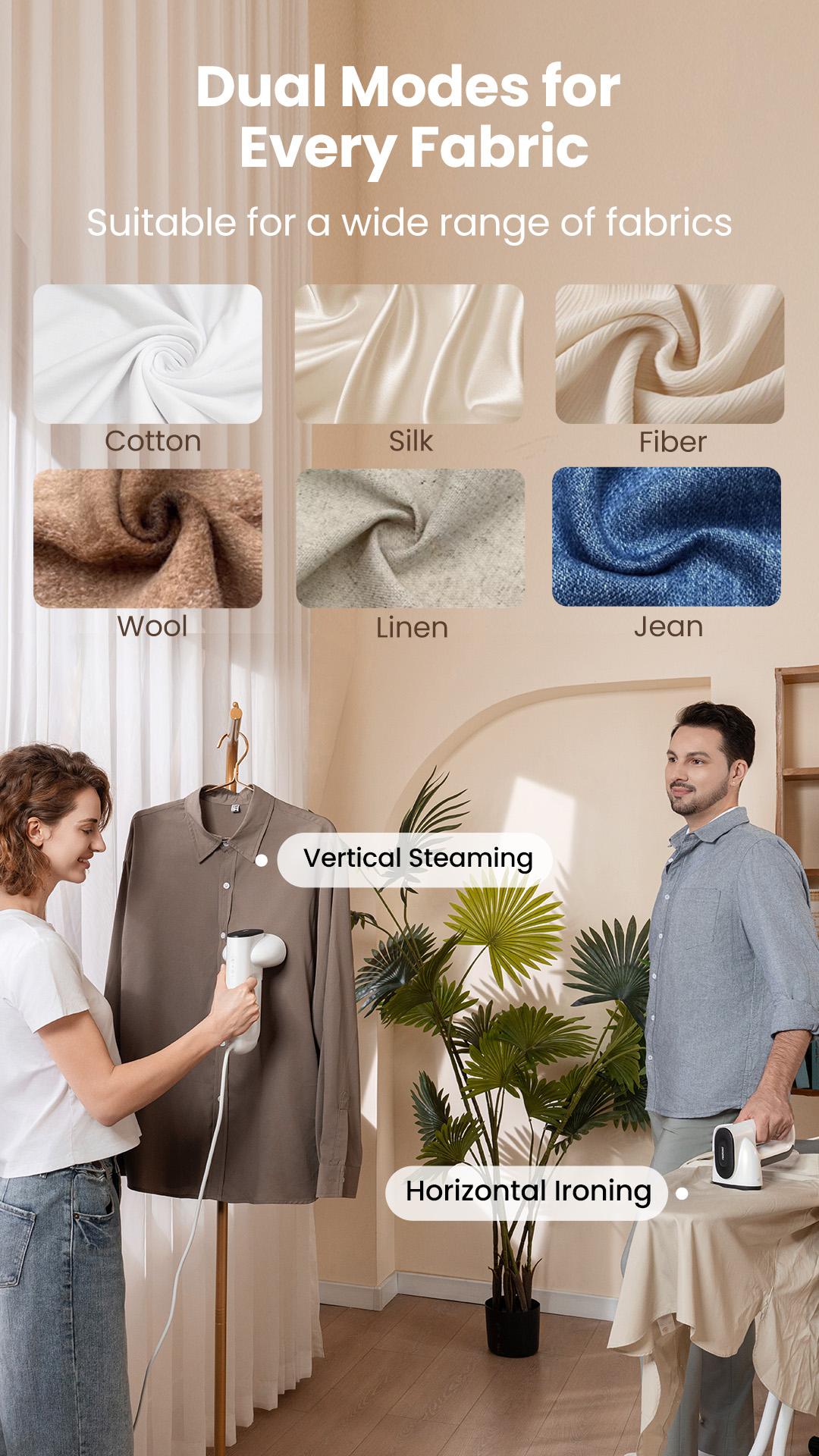 Neakasa Magic 1 Vacuum Steamer-Handheld Travel Home Garment Steamer for Clothes, 2300Pa Suction for Clothes Grips, Steamer Iron 2 In 1.