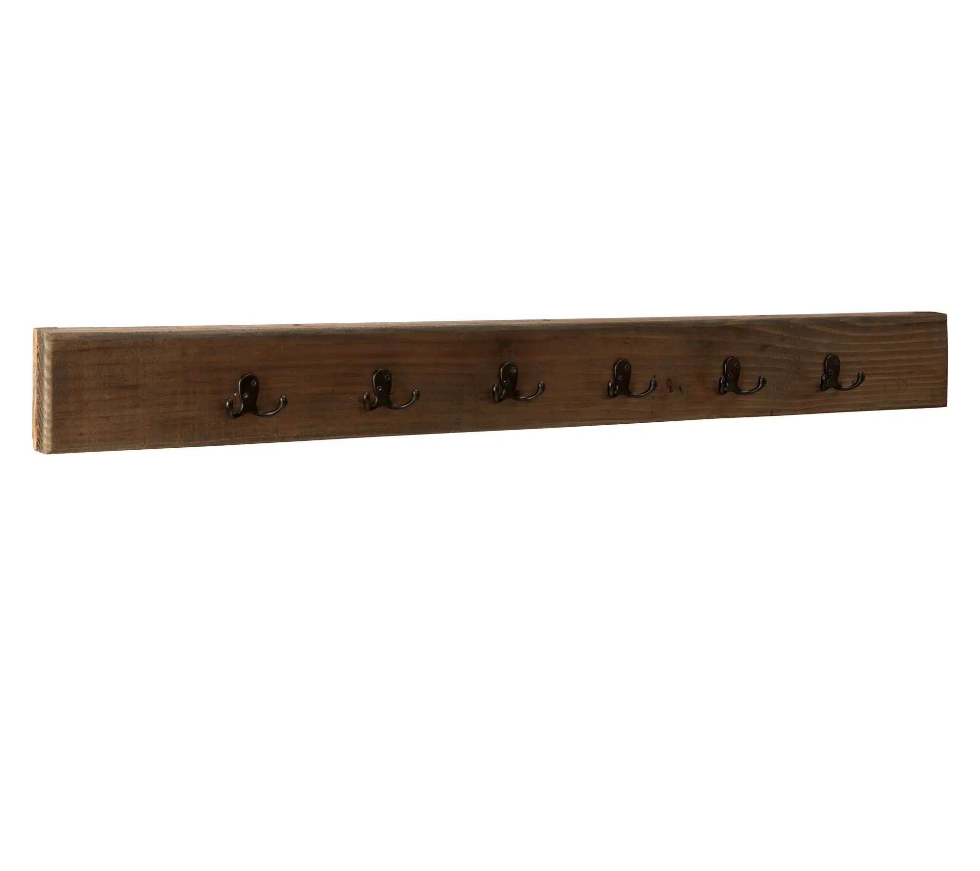 Alaterre Furniture Pomona Metal and Wood Wall 48" Coat Hook