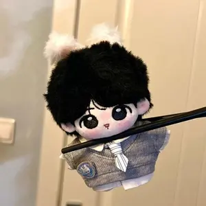 2026 new Stuffed 10cm Handsome Boy Jung Kook Cotton Plush Doll Surprise Back-to-school Gift or Creative Backpack Pendant Birthday Gift