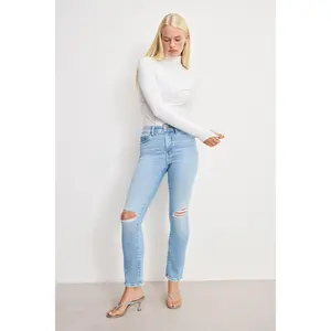 DOLLY JOLEANS STRAIGHT JEANS | INDIGO1081