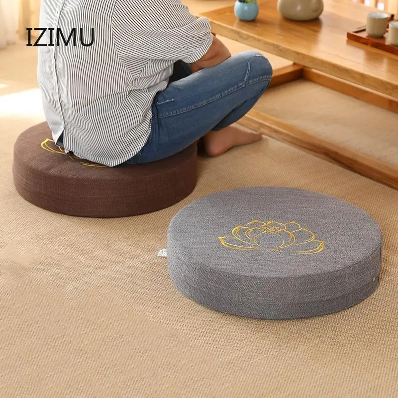 Yoga Cushion with Removable Cover - 40x6cm