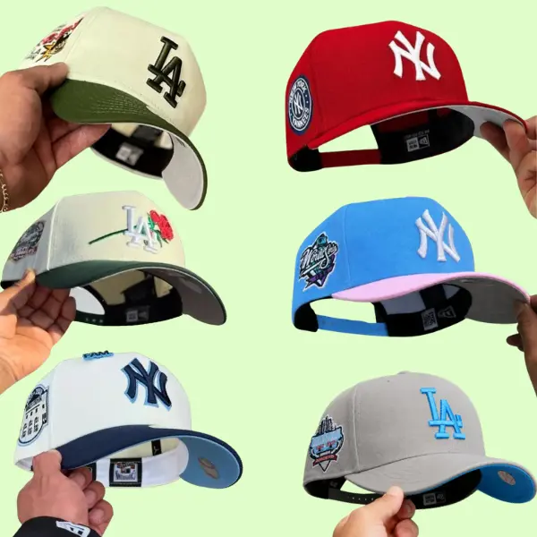 New Era MLB LA Dodgers NY Yankees 9FORTY 9FIFTY 59FIFTY Premium Baseball Hat – Trendy Fitted Snapback Gorras for Men Women, Adjustable Cotton Design, Stylish Embroidered Streetwear Accessory for Sports, Travel, Daily Wear, Trending TikTok USA 2026