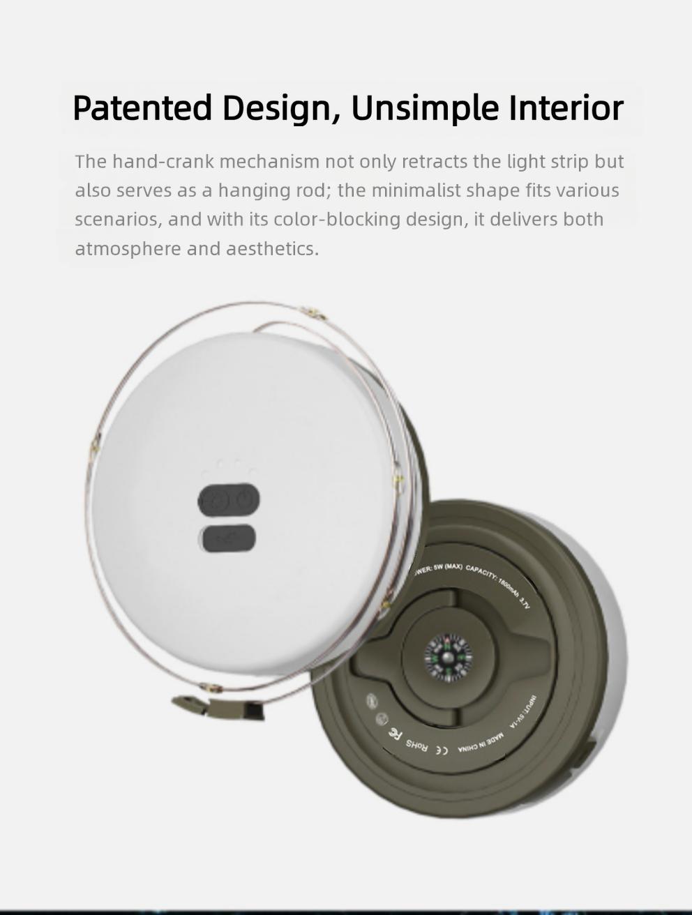 Camping Light Outdoor Canopy Tent Light Decorative LED Small String Lights Camp Lighting Atmosphere Light