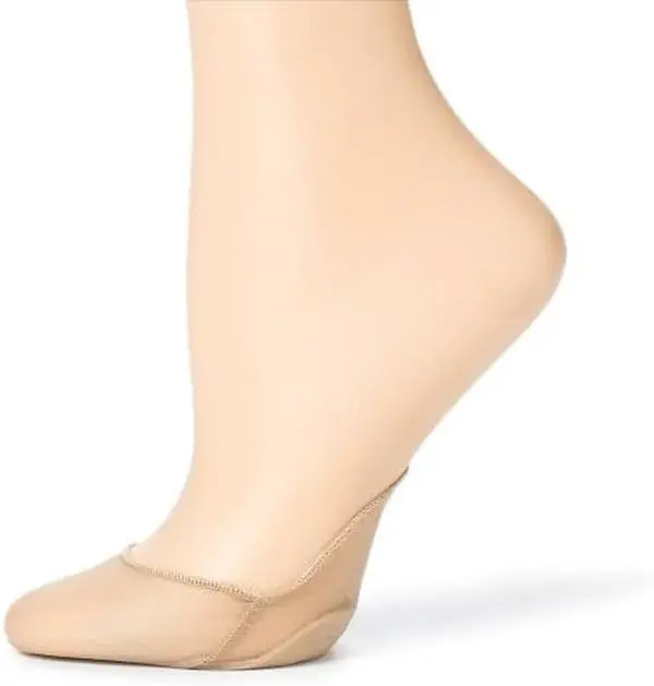 Hue Perfectly Bare Toe Cover, Soft Shoe Accessory with Slip-Resistant Sole