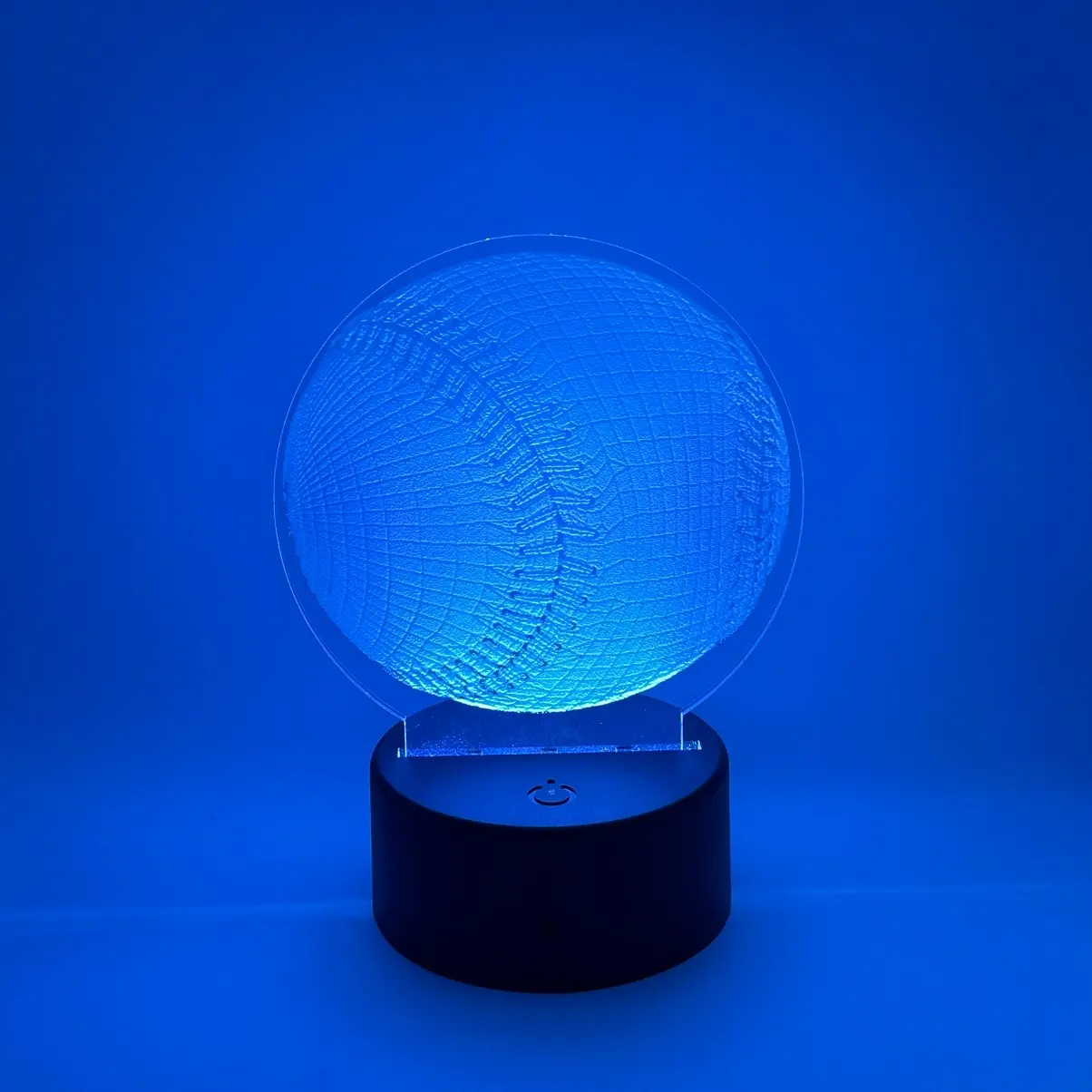 Baseball engraved custom LED light with remote Baseball engraved custom LED light with remote