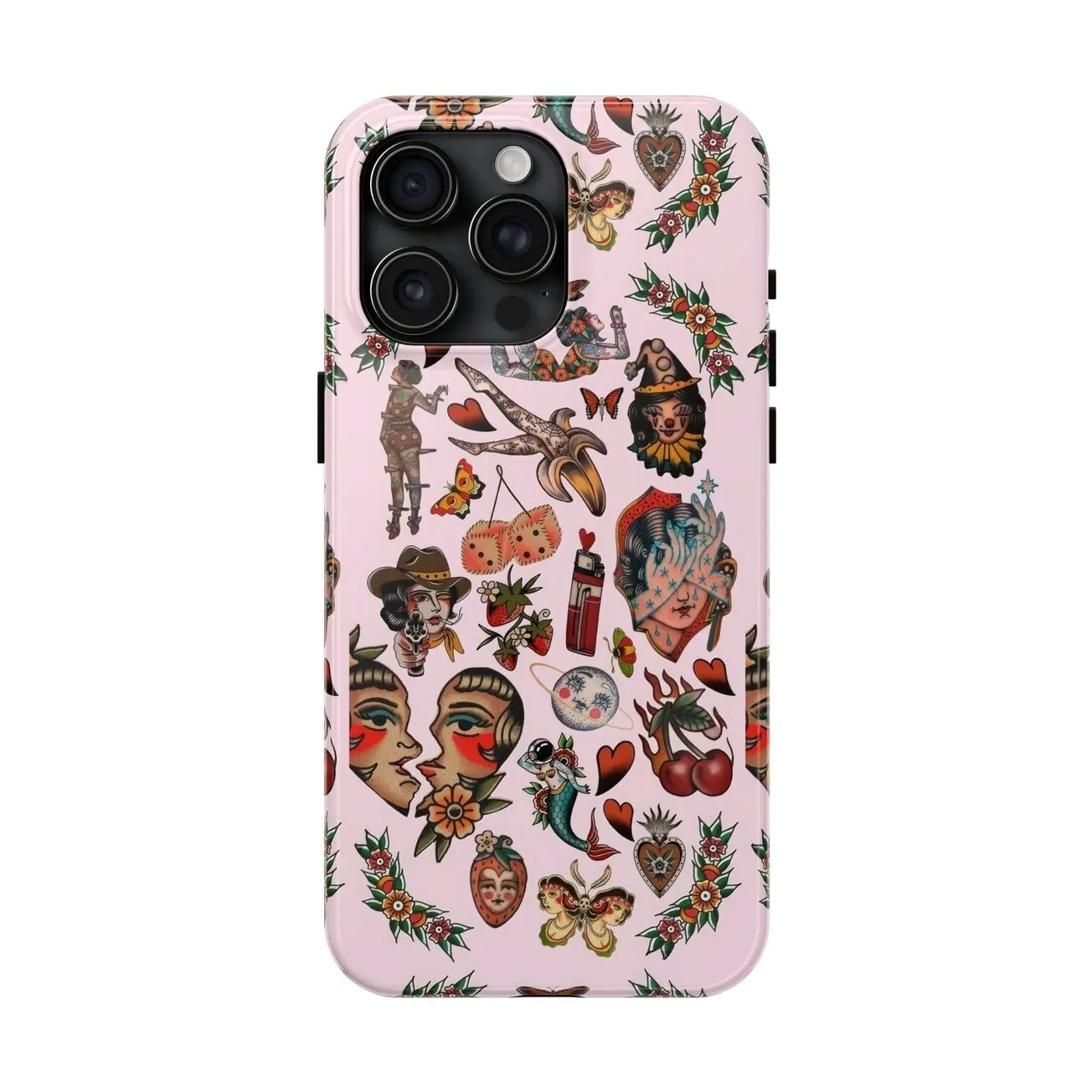 Magical Tattoo Vibes Phone Case , iPhone 17 16 15 14 13 12 11 X 8 7 Pro Max/Pro/Mini, SAMSUNG GALAXY 21 S22 S23 S24 25 ULTRA PLUS Shockproof Anti-Drop Protective Cases F