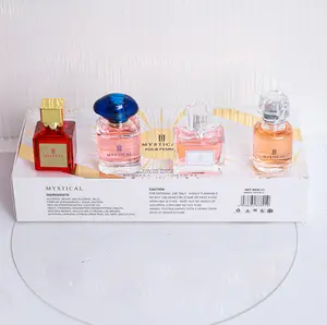 MYSTICAL Women's perfume set - 30ml*4 - Floral and fruity scent fragrance - With the Flower , Lemon & Musk - For daily use or gift, Valentine's Day -Portable & Easy to Carry - pheromone perfume - ok perfume -  fruit scent - different flavor
