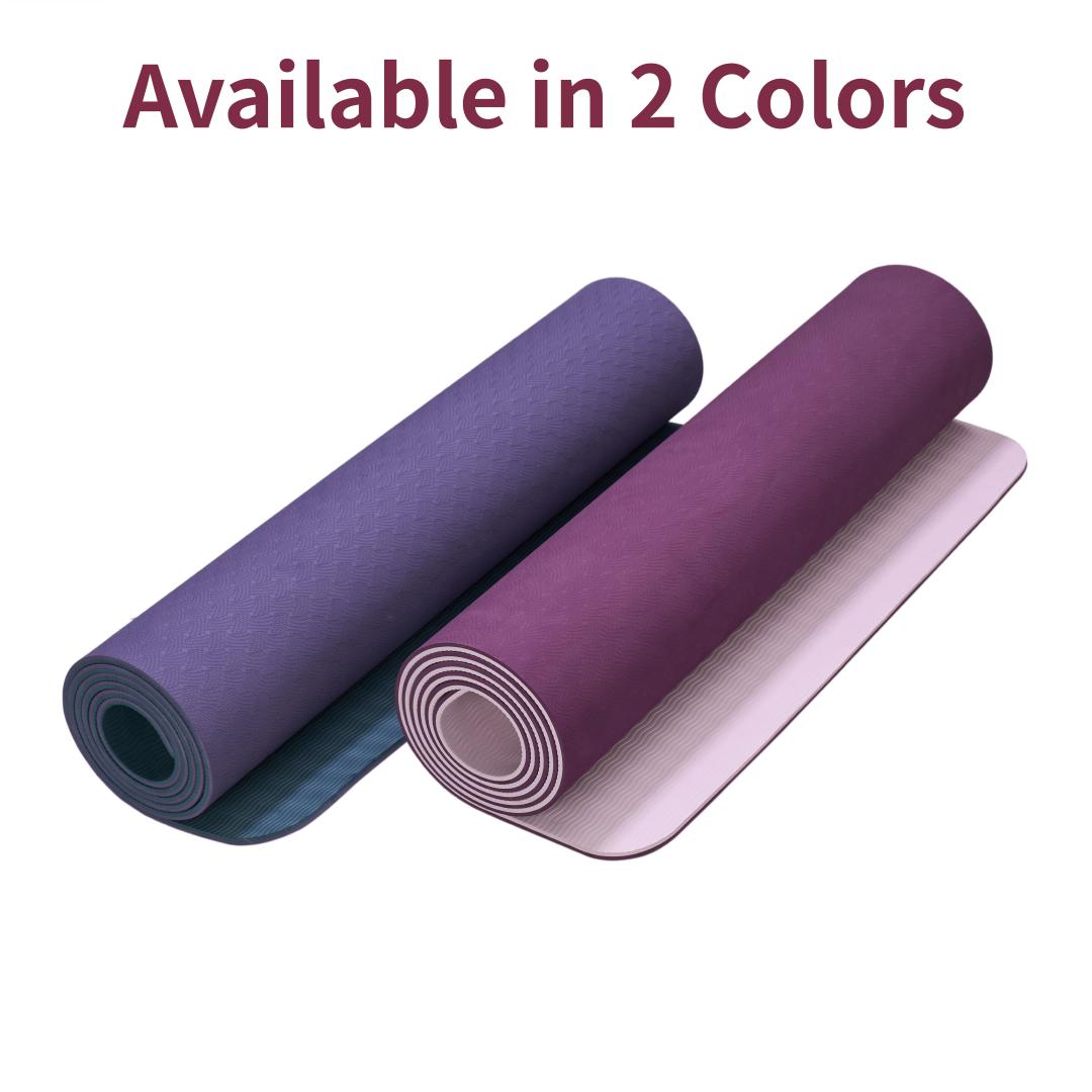 Yoga Mat, Exercise Yoga Mat With Non-Slip Design, Professional TPE Exericise Mat, 72X 24 Multi-Purpose Workout Mat For Women, Pilates Fitness And Floor Exercises Yoga Mat, Exercise Yoga Mat With Non-Slip Design, Professional TPE Exericise Mat, 72X 24 Multi-Purpose Workout Mat For Women, Pilates Fitness And Floor Exercises