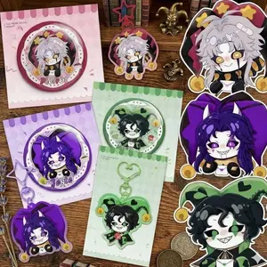 Freak Circus keychain& pin Creepy Cute Alt Circuscore Collectible | Gothic Kawaii