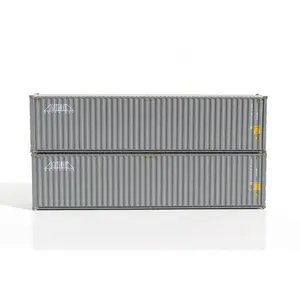 Jacksonville Terminal Company 405021 GATEWAY 40' HIGH CUBE containers with Magnetic system, Corrugated-side. JTC # 405021, N Scale