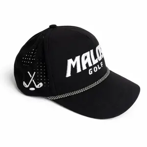BLACK MALOS GOLF HAT