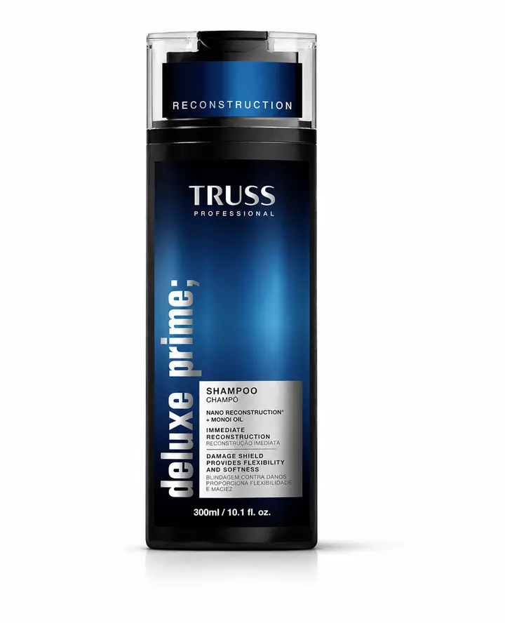 Deluxe Prime Reconstructing Shampoo, Daily Haircare Treatment to Reduce Damage and Protect All Hair Types, Gentle Cleanser - 10.1 fl.oz.