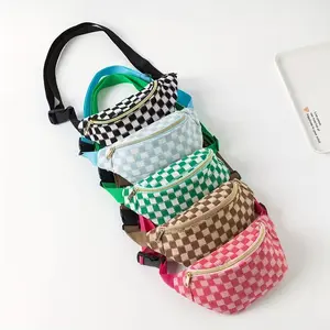 CHECKERED FANNY PACK