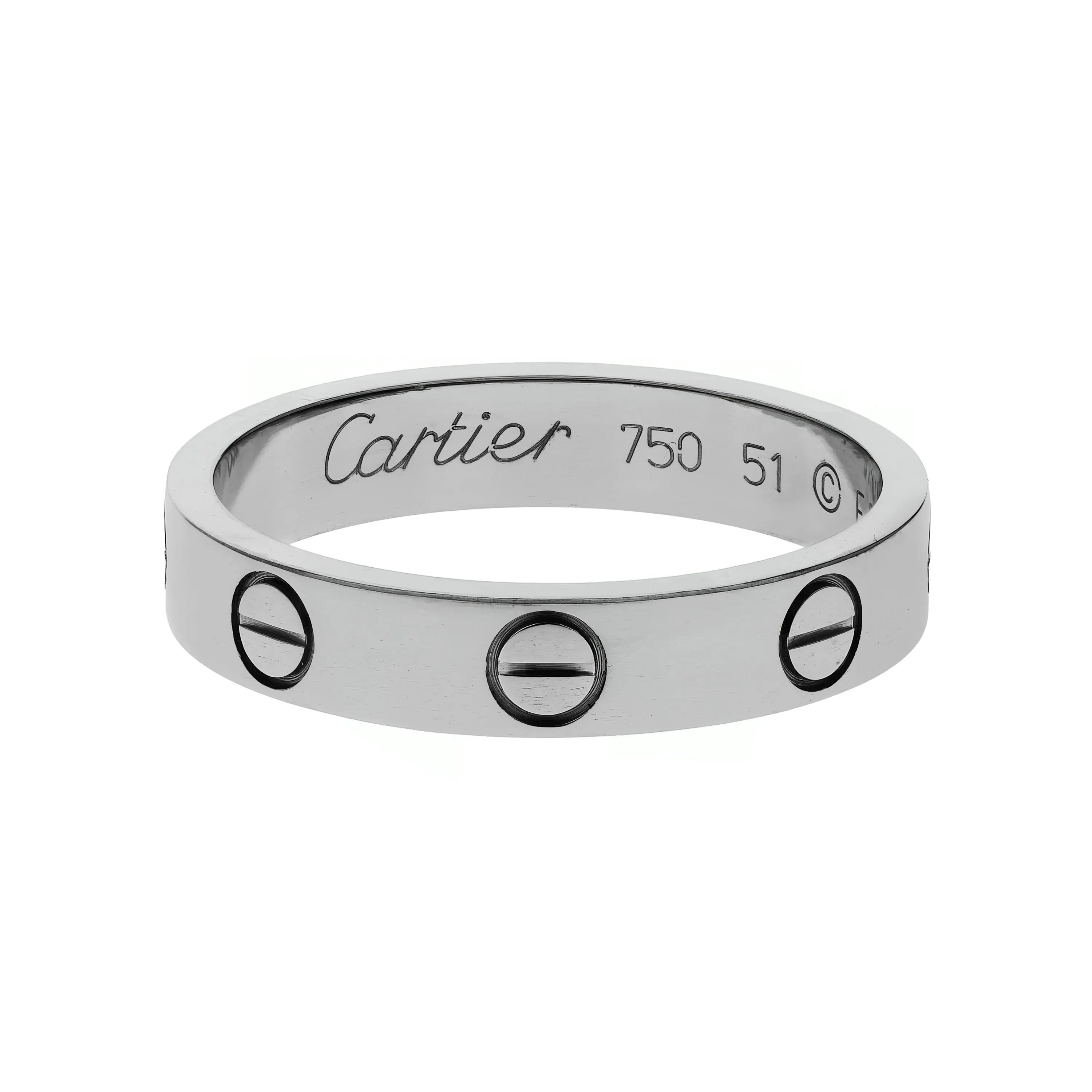 Pre-owned Cartier Love Ring Size 51