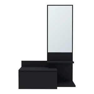 Floating Hallway Cabinet Lowell, Living Room, Black
