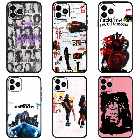 KKLLYY Lucki Rapper Gemini Series TPU Protective Phone Case - Soft Accessory for Rappers Fans, Compatible with iPhone 18 Pro,18,17,16,15,14,13,12,11 Pro Max/Mini,X,7,8 & Samsung Galaxy S26/S25 Ultra,S24,S23,S22,S21 Plus