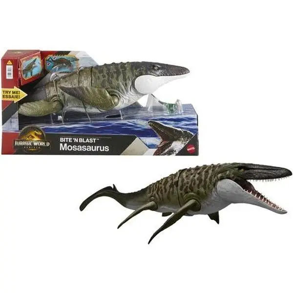 Jurassic World: Rebirth Bite'N Blast Mosasaurus  [COLLECTIBLES] figurine/statue