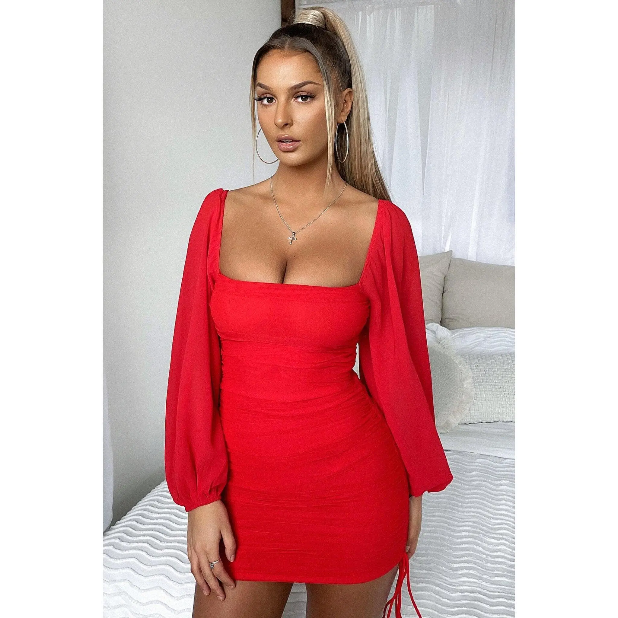Lorde Dress - Red
