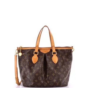 Pre-owned Louis Vuitton Canvas Coated Tote Bags REBAG Palermo Handbag Monogram Canvas PM by Rebag