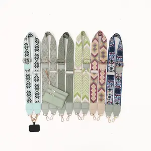 A stylish, retro-themed phone sling designed to prevent theft, featuring multiple functionalities and adjustable straps, suitable for use as a phone accessory, or bag with wallet attachment, making it an ideal gift for a loved one, Crossbody Phone Lanyard