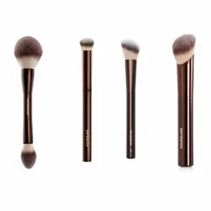 Hourglass Makeup Brushes Set - 4-Piece Professional Cosmetic Tool for Smooth Application and Precision