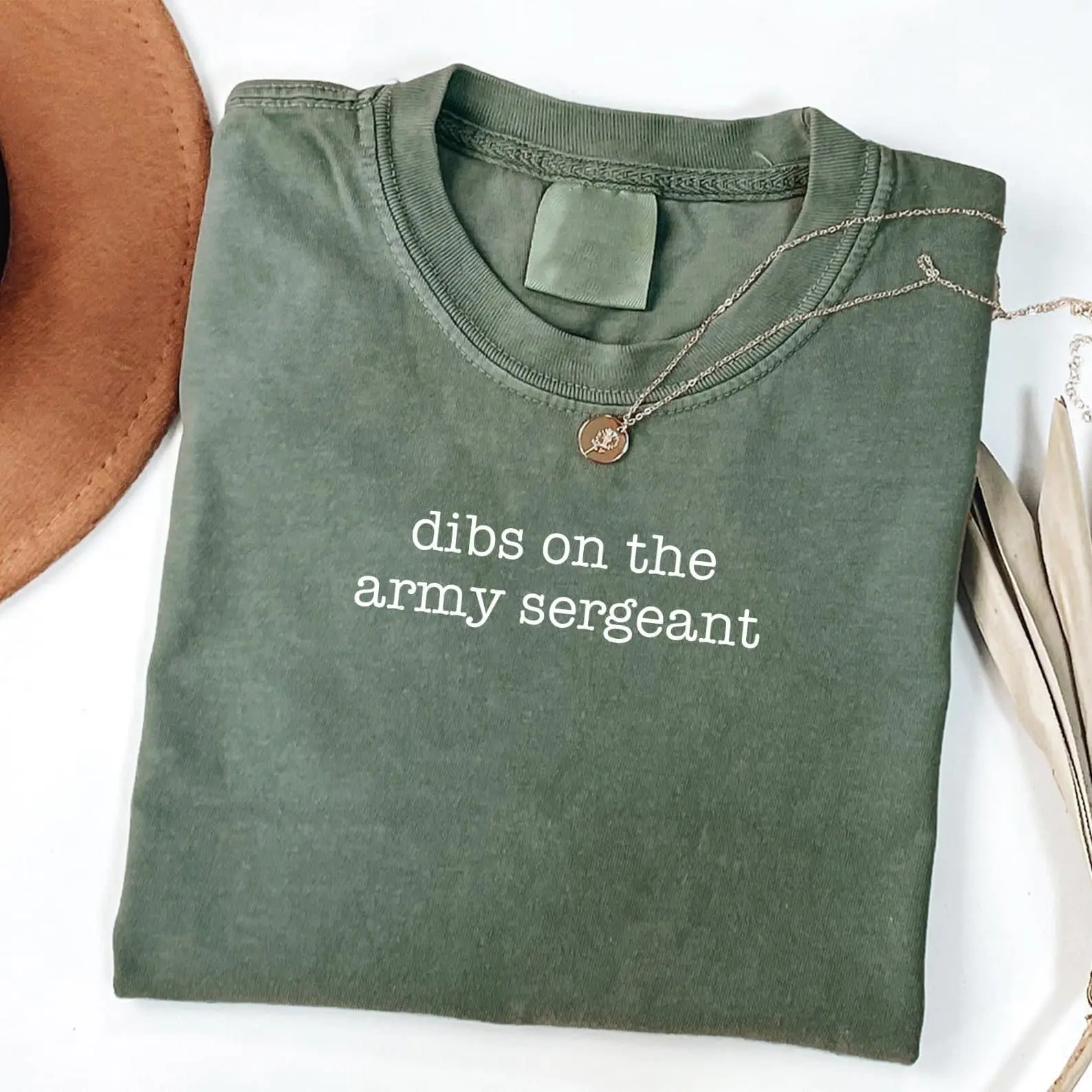 Comfort Colors Dibs on the Army Sergeant Shirt, Funny Army Sergeant Wife Tee, Army Sergeant Girlfriend Gift, Love Shirt