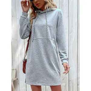 Striped Drawstring Long Sleeve Hoodie