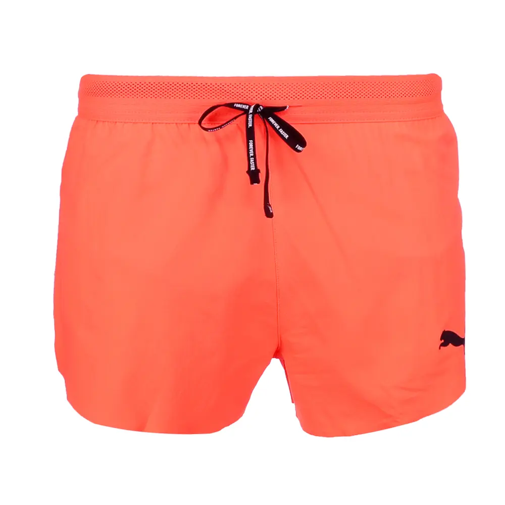 PUMA Mens Ultraweave Split Lightweight Shorts Running Casual Bottoms  - Red