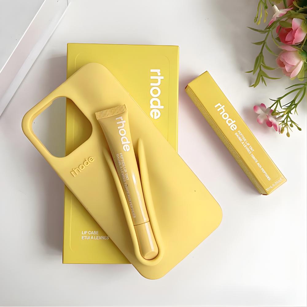 Lip Balm Insert Phone Case for IP 17/16/15/14/13/12/11 Pro Max Scratch Protection