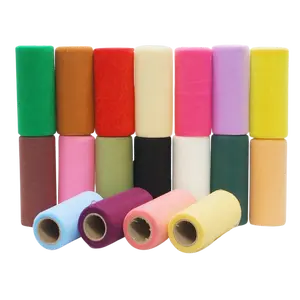 Premium American Tulle Spool Roll, Made in the USA, 6-Inch, 25 Yards