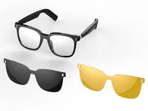 3-in-1 men's smart glasses, Bluetooth glasses with speaker, music playback, voice calling, women's smart glasses