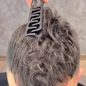 Men's Styling Comb Set, Plastic Material, Portable Small Easy Storage, Daily Commute Travel Office Dorm Use, Hair Care Tool