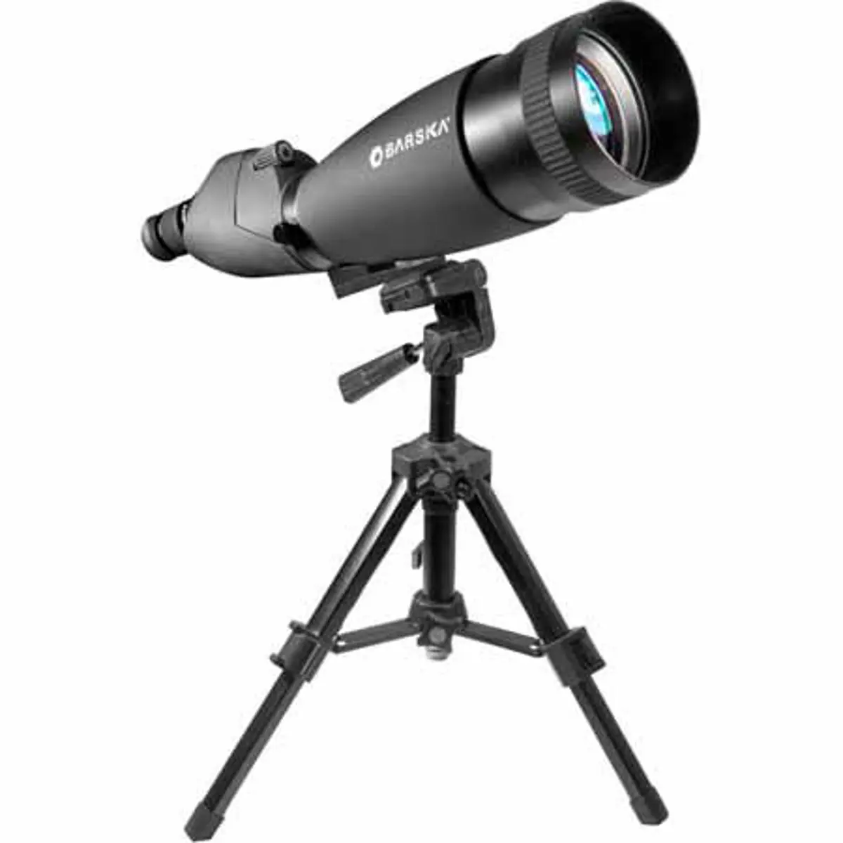Barska 30-90x100 Waterproof, Gladiator Series Straight Spotting Scope, MC, Green Lens, with Tripod