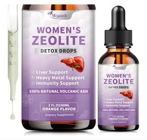 Zeolite Drops for Women - 99%+ Pure Natural Volcanic Ash, Vegan，Non-GMO，Sugar Free- Supports Immune Health, Supports Natural Metabolism， Energy Enhancement (2 Fl Oz)