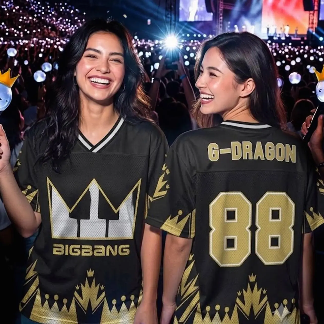 2026 Men Women's Bigbang G-Dragon Taeyang the Throne Returned Jersey Gift For Fans 7DN