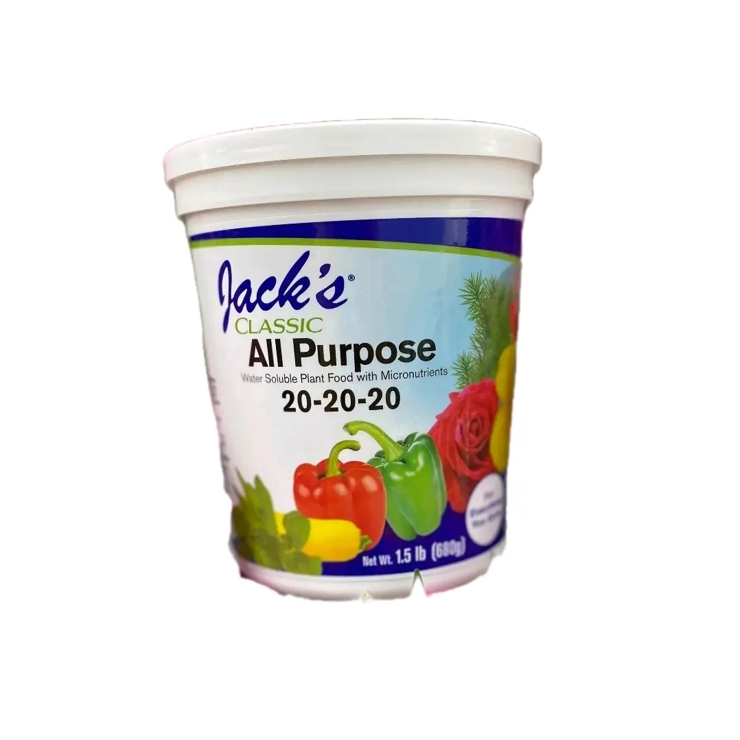 Jacks All Purpose 20-20-20 Fertilizer for Healthy Plants
