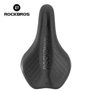 ROCKBROS Bike Saddle Waterproof Memory Shock-absorption Non-slip Bike Seat Comfortable Road Bike Cushion Bicycle Accessories