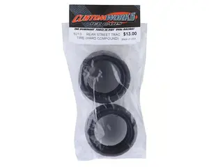 Custom Works Street-Trac Dirt Oval Rear Tires (2) (Hard)
