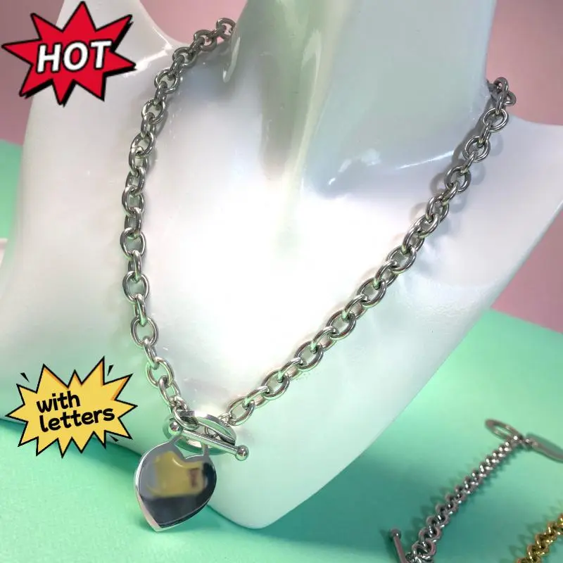 2-Piece Luxury Bracelet & Necklace Set – Romantic Valentine’s Day Gift for Her, Trendy High-End Jewelry