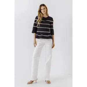 Ladder Lace Babydoll Top