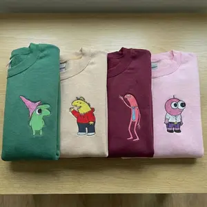 [Made in US] Smiling Friends Embroidered Sweatshirt, Gift For Friends, Embroidered Christmas 2025 Shirt, Hoodie