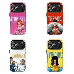 Invincible Superhero Phone Case ,Comic Lover Gift, for iPhone 17 16 15 14 13 12 11 Pro Max for Samsung S21 S22 S23 S24 S25 S26 Plus Ultra,The Best Gift for Yourself, Friends, and Family, Phone Accessories