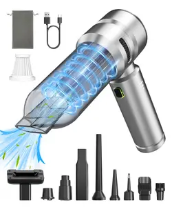 VNOST Car Vacuum,3 Suction Modes,Portable Mini Cordless Cleaner with 50000pa Suction Power,Type-C Charge,Handheld Vacuum for Home,Car, Office Desk, Keyboards