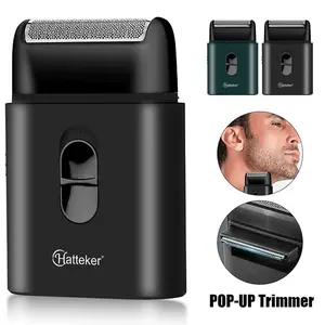 Hatteker Portable Electric Shaver, Cordless Shaver, Rechargeable Electric Razor, Mini Shaving Machine, Great for Travel, Outing, Daily Use, Foil Shaver Trimmer, Usb Rechargeable Shaver, Multifunctional Shaving Head, Personal Care Appliances