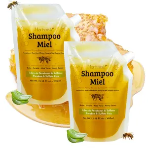 2 Pack Bundle Viral Mayan Honey Shampoo, 400 ml (13.5 fl oz) Each, Made With Real Honey Extract, Strengthens Restores & Enhances Natural Shine, Handcrafted Botanical Hair Care From Mexico