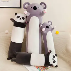 Chubbyjoy 28" 35" 43" 51" Soft Plush Pillow Cute Long Stuffed Animal Hug Pillow Throw Pillow Panda Husky Koala for Kids  House Decoration