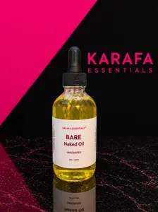 Bare Naked Body Oil with Organic Apricot Oil, Organic Coconut Oil, Organic Jojoba Oil, Organic Rosehip Oil & Organic Vitamin E Oil by Karafa Essentials