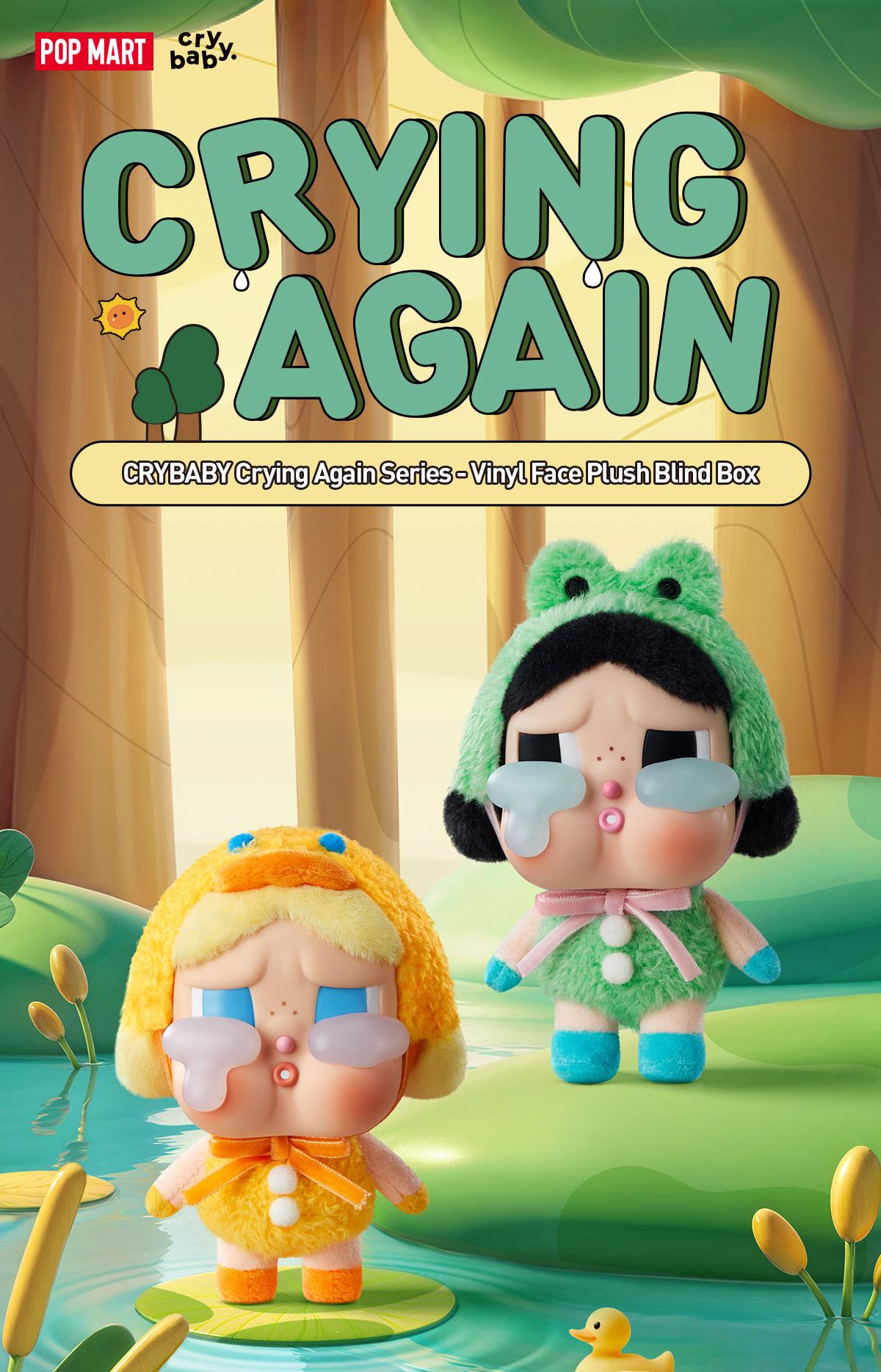POP MART CRYBABY Crying Again Series-Vinyl Face Plush Blind box, Collectible Toys POP MART CRYBABY Crying Again Series-Vinyl Face Plush Blind box, Collectible Toys