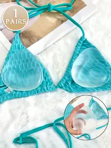 1 Pair Women's Reusable Clear Silicone Nipple Covers, Waterproof Sticky Nipple Covers, Push-Up Nipple Covers, Ultra-Soft Nipple Pasties, Instant Lift & Support Breast Covers, Ideal For Everyday Use, Special Events, Travel & All Life Scenarios
