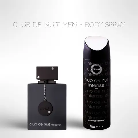Club de Nuit Men Duo – Eau de Parfum 105ml + Body Spray 200ml | Long Lasting Fresh Masculine Fragrance